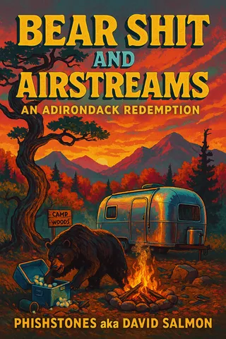Bearshit and Airstreams — book cover, by PhishStones